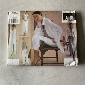 UNCUT Vogue ADRI Petite Jacket Dress Top Skirt and Pants Sewing Pattern #2279